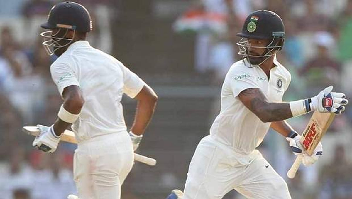 தவன், ராகுல் அதிரடி துவக்கம்: முதல் டெஸ்டில் இந்தியா முன்னிலை