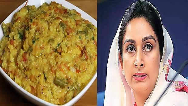 கிளறப்பட்ட 'கிச்சடி - தேசிய உணவு' சர்ச்சையை சுடச்சுட இறக்கி வைத்த மத்திய அமைச்சர்