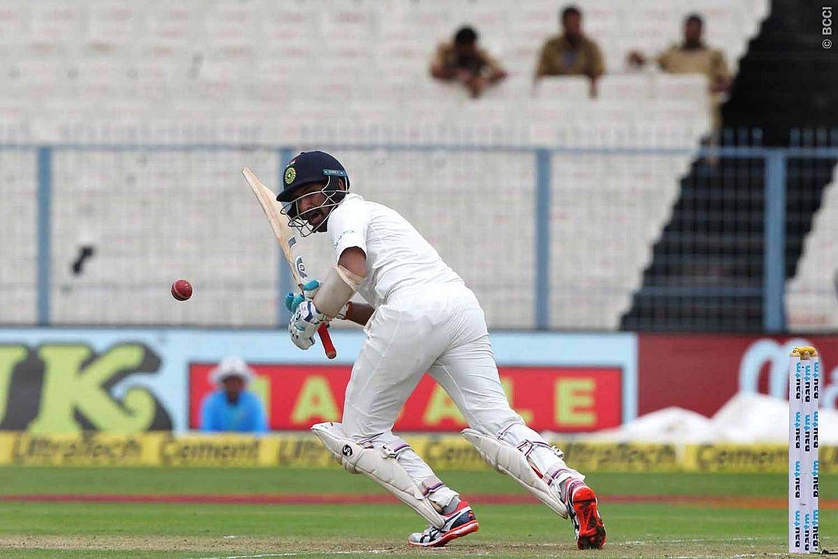 5 நாள்களும் ஈடன் கார்டன்ஸில் பேட்டிங் செய்து சாதனை செய்த புஜாரா!