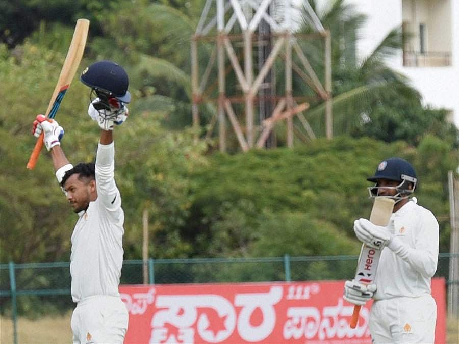 ரஞ்சி போட்டியில் கர்நாடக வீரர் மயங்க் அகர்வால் முச்சதம்!