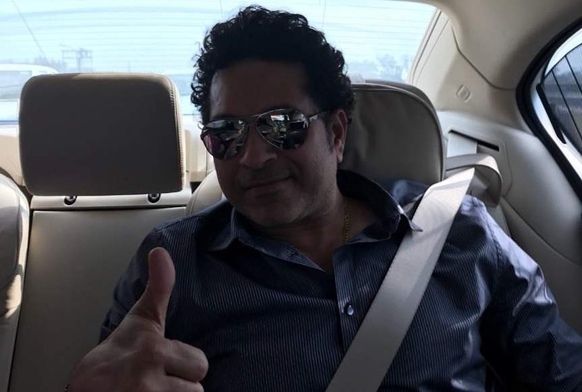 வண்டியின் பின்னால் அமர்ந்திருந்தாலும் காயம் ஏற்படும்: ஹெல்மெட் விழிப்புணர்வு குறித்து நேரில் அறிவுறுத்திய சச்சின்! (வீடியோ)