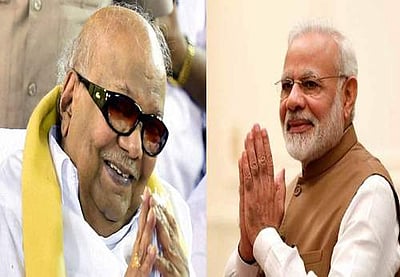 திமுக தலைவர் கருணாநிதிக்கு மோடி பிறந்தநாள் வாழ்த்து