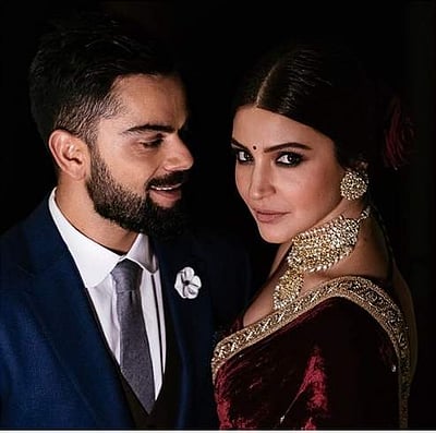 விராட் கோலி - அனுஷ்கா சர்மா திருமணத்தின் வண்ணமயமான புகைப்படங்கள்!