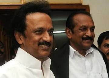 மு.க.ஸ்டாலின் - வைகோ சந்திப்பு 