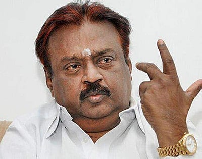 அன்பழகன் மறைவுக்கு தேமுதிக தலைவர் விஜயகாந்த் இரங்கல்