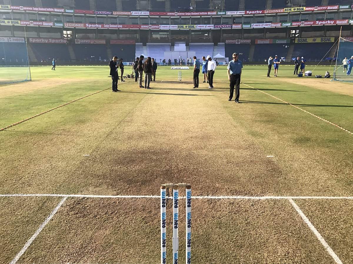 புணே டெஸ்ட் ஆடுகளம் மோசம் என ஐசிசி நடுவர் அறிக்கை!