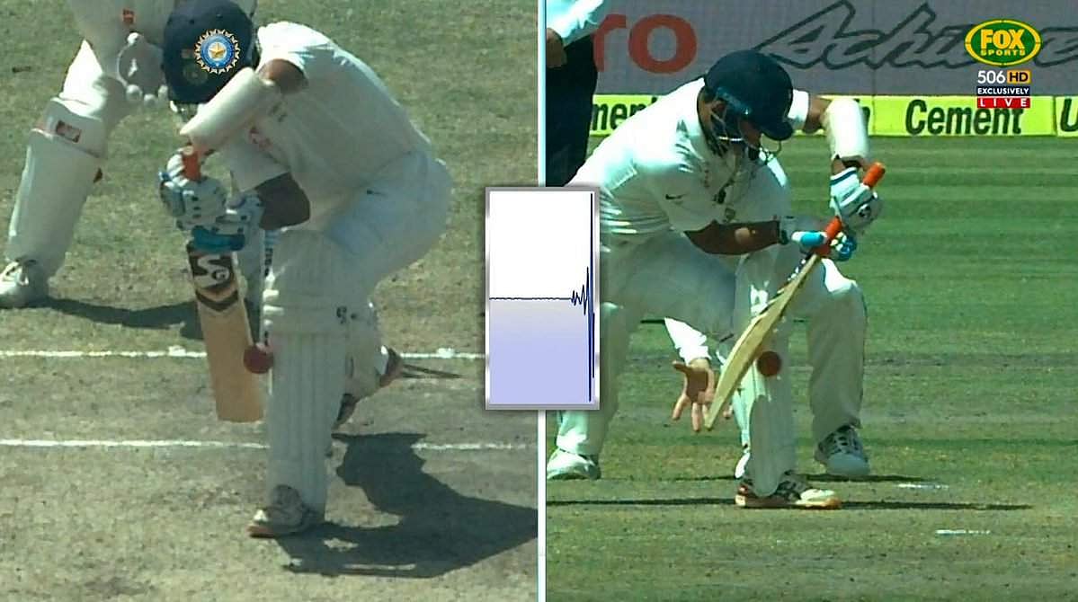 புஜாரா அவுட்டா இல்லையா? தொடரும் டிஆர்எஸ் சர்ச்சை! (வீடியோ)