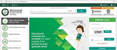 மாணவர்களுக்காக மத்திய அரசு அமைத்த தேசிய டிஜிட்டல் நூலகம்!