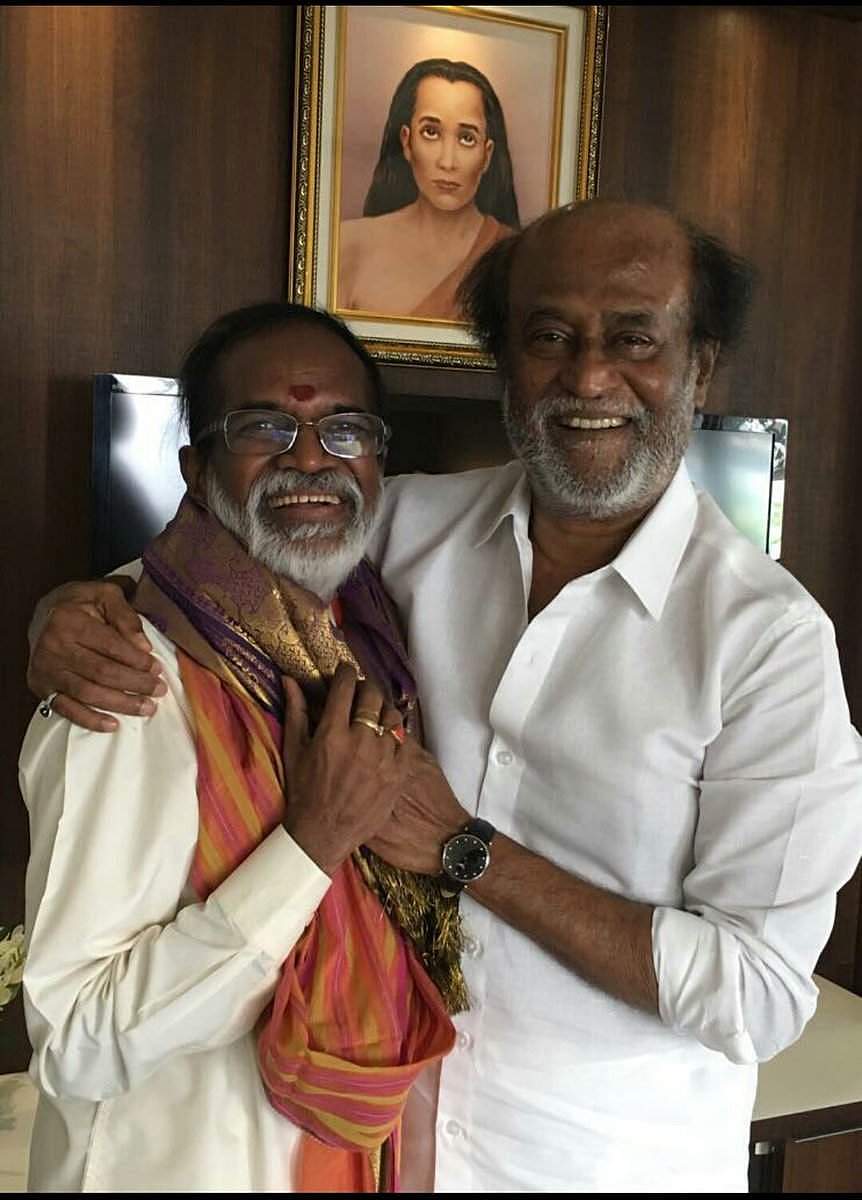 ரஜினியை நேரில் சந்தித்து வாழ்த்து பெற்றார் கங்கை அமரன்!