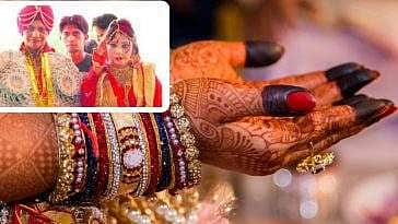 பெற்றோர், உறவினர் புடைசூழ பெண்ணே பெண்ணை மணந்து கொண்ட விந்தை திருமணம்!