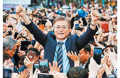 தென் கொரியாவின் புதிய அதிபராகிறார் மூன் ஜே-இன்