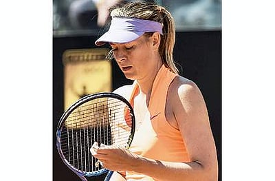 பிரெஞ்சு ஓபன் டென்னிஸ்: ஷரபோவாவுக்கு வைல்ட்கார்டு மறுப்பு