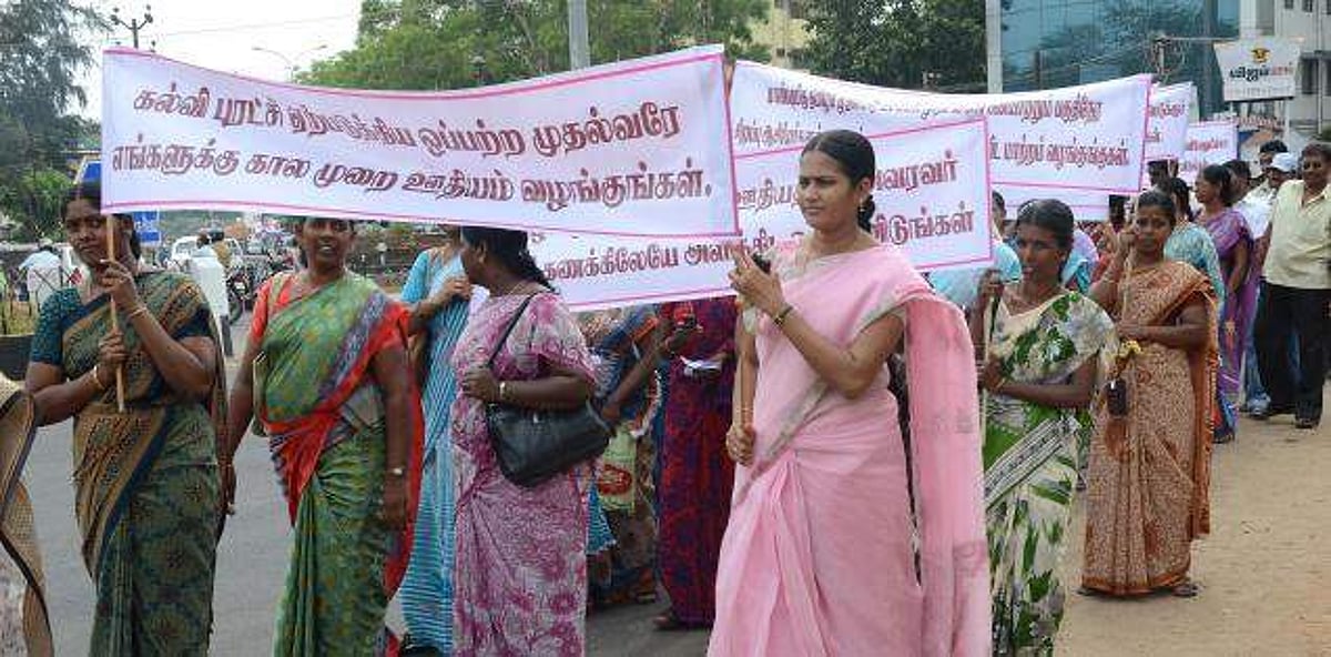 12,000 பகுதி நேர ஆசிரியர்களின் பணி நிரந்தரம் குறித்து வரப்போகும் சட்டப் பேரவை கூட்டத் தொடரில் முடிவு!