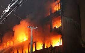 சென்னை சில்க்ஸ் துணிக்கடையில் பயங்கர தீ விபத்து