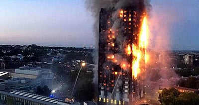 லண்டன் தீ விபத்து