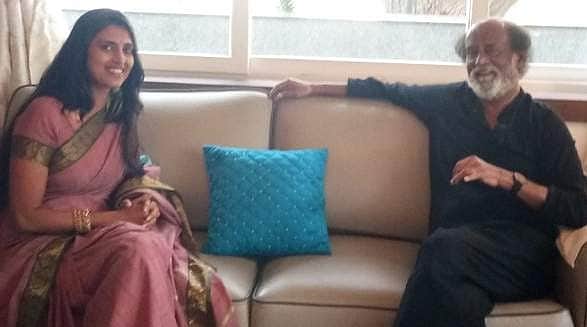 ரஜினி - நடிகை கஸ்தூரி சந்திப்பு (படங்கள்)