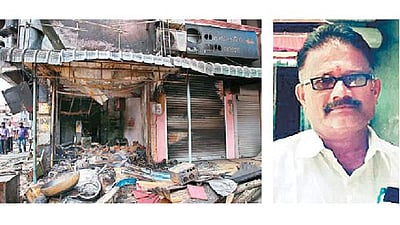 சென்னை பேக்கரியில் தீ விபத்து: சிலிண்டர் வெடித்ததில் தீயணைப்பு வீரர் சாவு; 48 பேர் காயம்