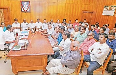 கேளிக்கை வரி: முதல்வருடன் திரைத் துறையினர் சந்திப்பு: நல்ல முடிவு கிடைக்கும் என விஷால் நம்பிக்கை