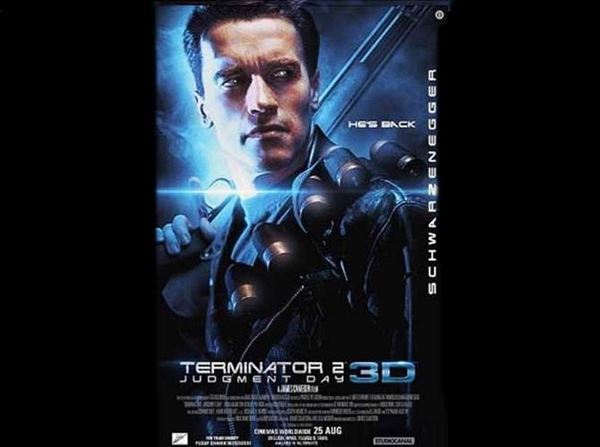 'டெர்மினேட்டர் 2: ஜட்ஜ்மென்ட் டே' திரைப்பட போஸ்டர் வெளியீடு