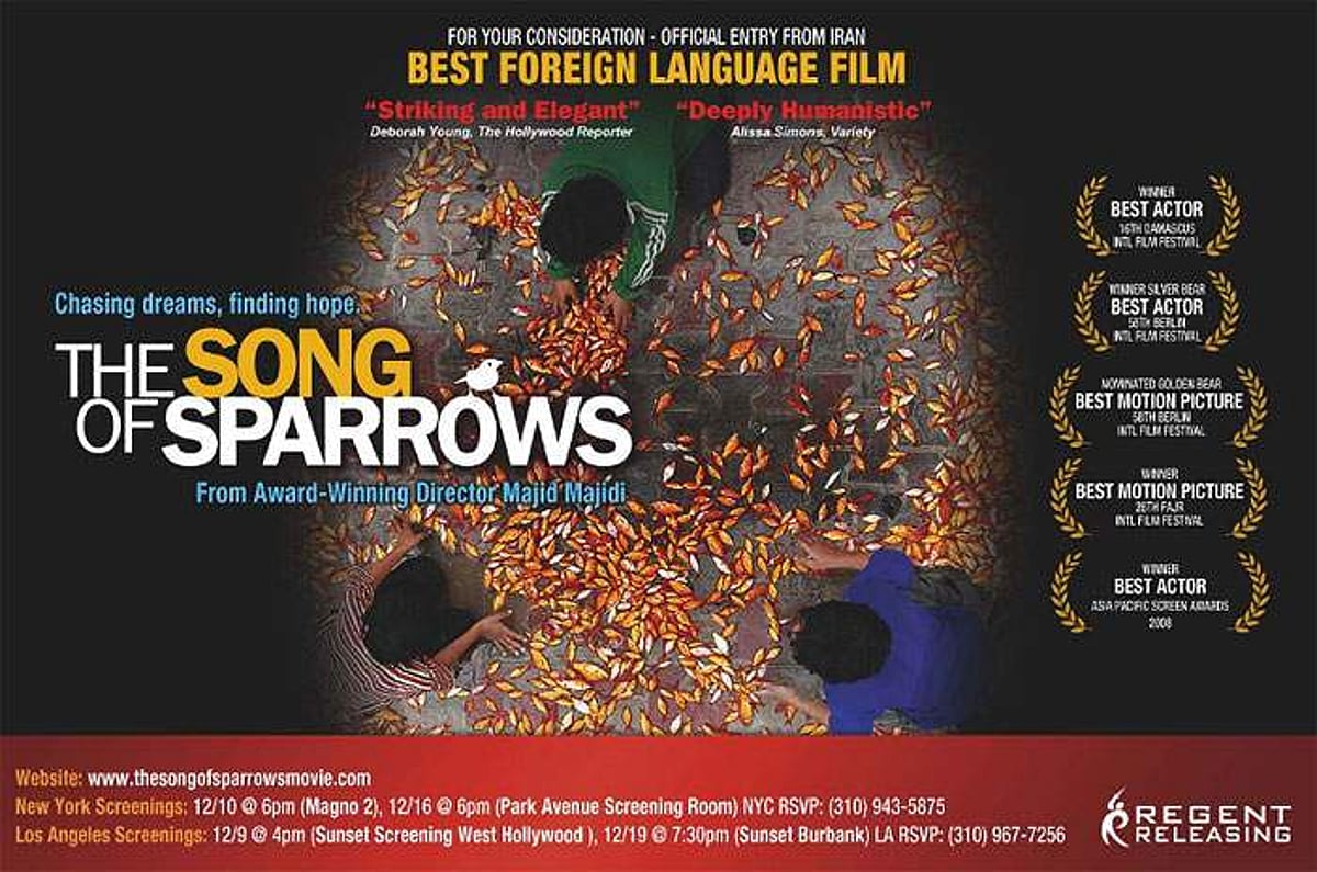 தி சாங் ஆஃப் ஸ்பாரோஸ்! ஈரானிய திரைப்படம்