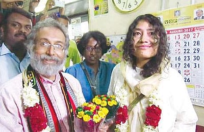 போலீஸ் பாதுகாப்புடன் கொடைக்கானலில் இரோம் சர்மிளா திருமணம்