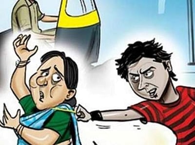 சாத்தான்குளம் அருகே பெண்ணைக் கட்டி போட்டு நகை பறிப்பு