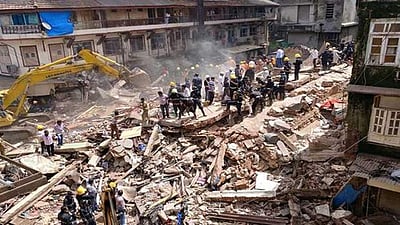 மும்பை கட்டட விபத்தில் உயிரிழந்தோரின் எண்ணிக்கை 34-ஆக உயர்வு