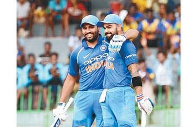 ரோஹித் சர்மா, விராட் கோலி சதம் : இந்தியாவுக்கு 4-ஆவது வெற்றி