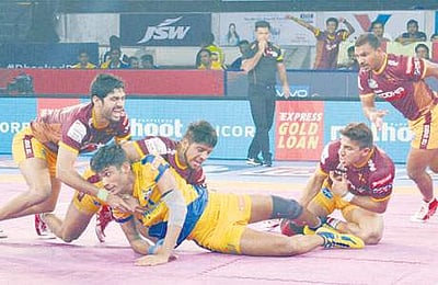 புரோ கபடி: தமிழ் தலைவாஸுக்கு 2-ஆவது வெற்றி