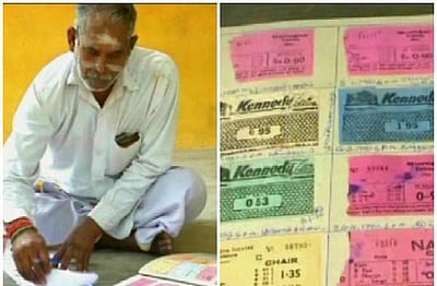 1979-லிருந்து சினிமா டிக்கெட் சேகரிக்கும் ரசிகர்!