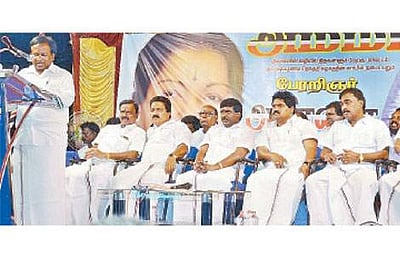 திமுகவுடன் டிடிவி தினகரன் ரகசிய கூட்டணி: எம்.பி., வேணுகோபால் குற்றச்சாட்டு