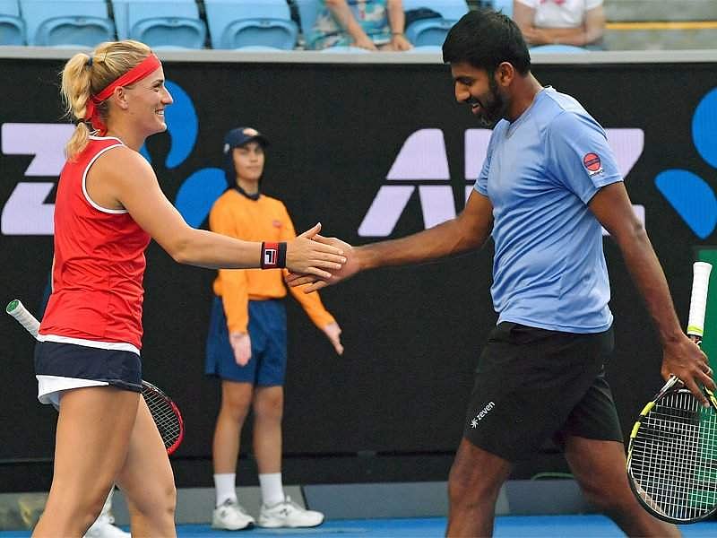 ஆஸ்திரேலிய ஓபன்: கலப்பு இரட்டையர் இறுதிச்சுற்றில் ரோஹன் போபண்ணா ஜோடி!