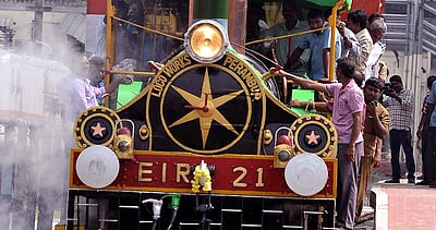 நீராவி எஞ்சின் ரயில் இயக்கம்