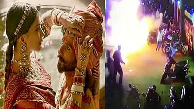 'பத்மாவத்' திரையரங்கு மீது பெட்ரோல் குண்டு வீச்சு