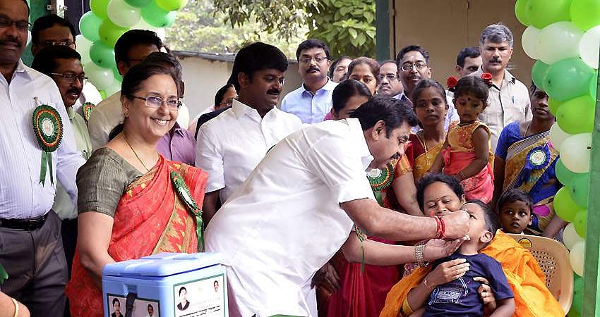 போலியோ சொட்டு மருந்து முகாம்