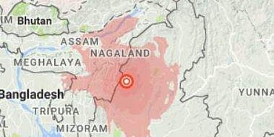 மணிப்பூரில் இந்தியா-பர்மா எல்லைப் பகுதிகளில் நில நடுக்கம்! 