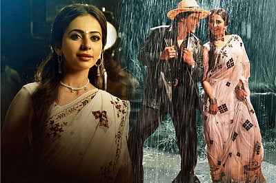 ஸ்ரீதேவி அல்ல இது ஸ்ரீரெட்டி லுக்! ரகுல் ப்ரீத் சிங்கை கலாய்க்கும் நெட்டிஸன்கள்!