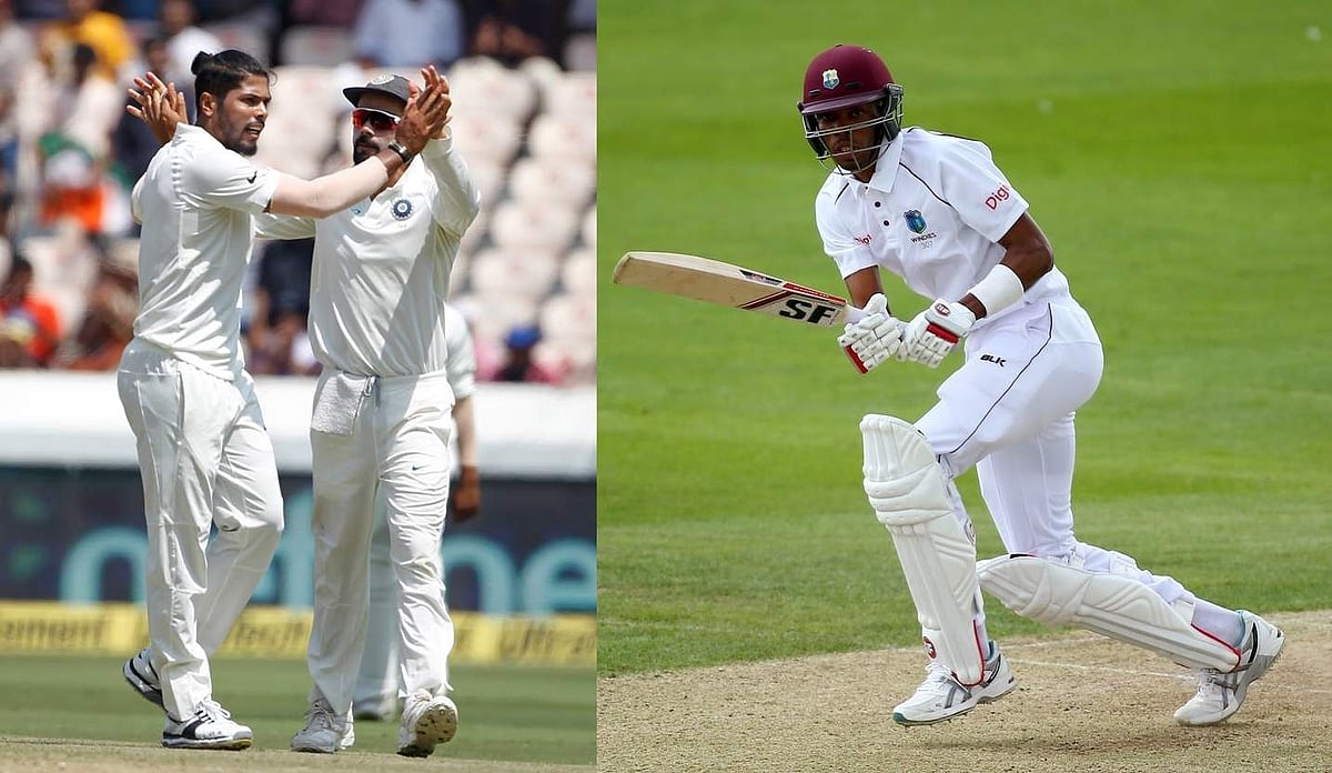 உமேஷ் யாதவ் அபாரம்: 311-க்கு ஆட்டமிழந்த மே.இ.தீவுகள்