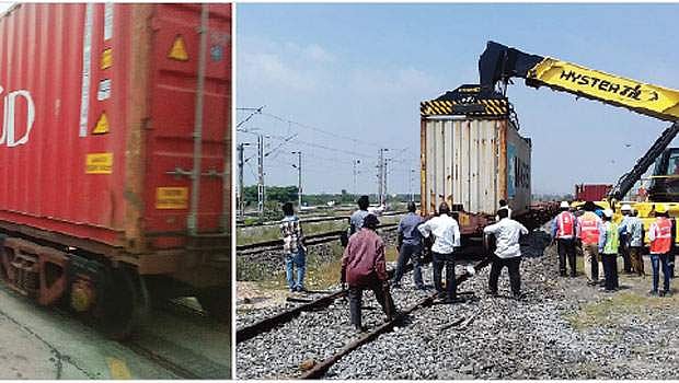 எண்ணூர் காமராஜர் துறைமுகத்திலிருந்து பெங்களூருக்கு முதல் சரக்குப் பெட்டக ரயில்