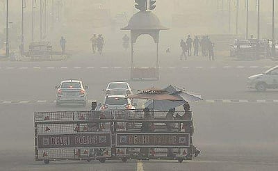 தில்லியில் காற்றின் தரம் மிக மோசம் என்ற நிலைக்கு மேம்பட்டது