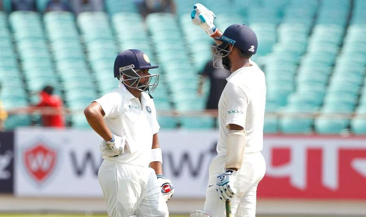 சதமடித்து சாதித்த 18 வயது பிருத்வி ஷா: வலுவான நிலையில் இந்திய அணி!