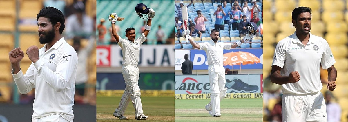 முதல் டெஸ்ட்: இந்தியா இன்னிங்ஸ் வெற்றி