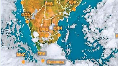 வங்கக் கடலில் புதிய காற்றழுத்தத் தாழ்வுப் பகுதி