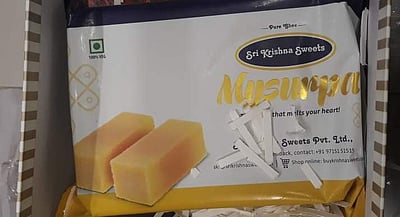 தீபிகா படுகோன் - ரன்வீர் திருமணத்துக்காக வழங்கப்பட்ட கிருஷ்ணா ஸ்வீட்ஸ்!