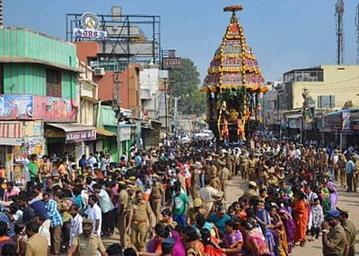 திருவண்ணாமலை தீபத் திருவிழா: பஞ்ச ரதங்களின் தேரோட்டம் கோலாகலத் தொடக்கம்