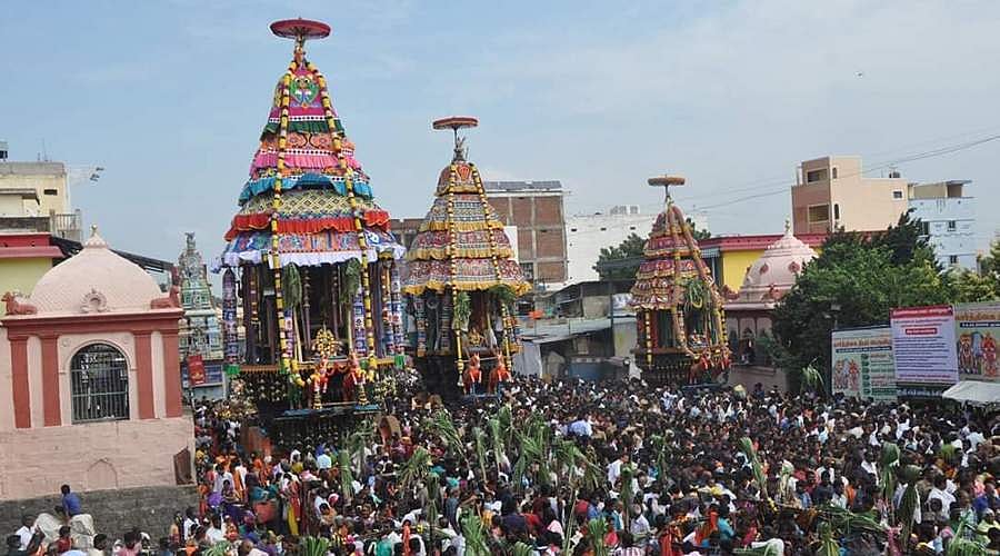 திருவண்ணாமலையில் கோலாகலமாக தொடங்கிய பஞ்சரத தேரோட்டம்!