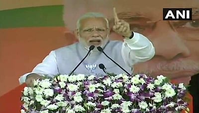 காங்கிரஸைப் போல ஆள நினைக்கிறார் சந்திரசேகர் ராவ்: தெலங்கானா மண்ணில் மோடியின் பேச்சு