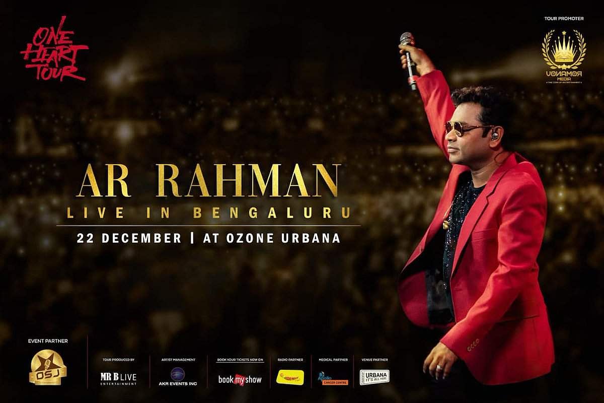 பெங்களூரில் ஏ.ஆர். ரஹ்மான் இசை நிகழ்ச்சி!