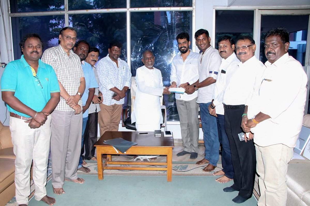 இளையராஜா இசை நிகழ்ச்சி நடைபெறுவதை யாராலும் தடுக்க முடியாது: விஷால் ஆவேசம்