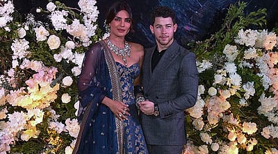 பிரியங்கா சோப்ரா - நிக் ஜோனஸின் திருமண வரவேற்பு